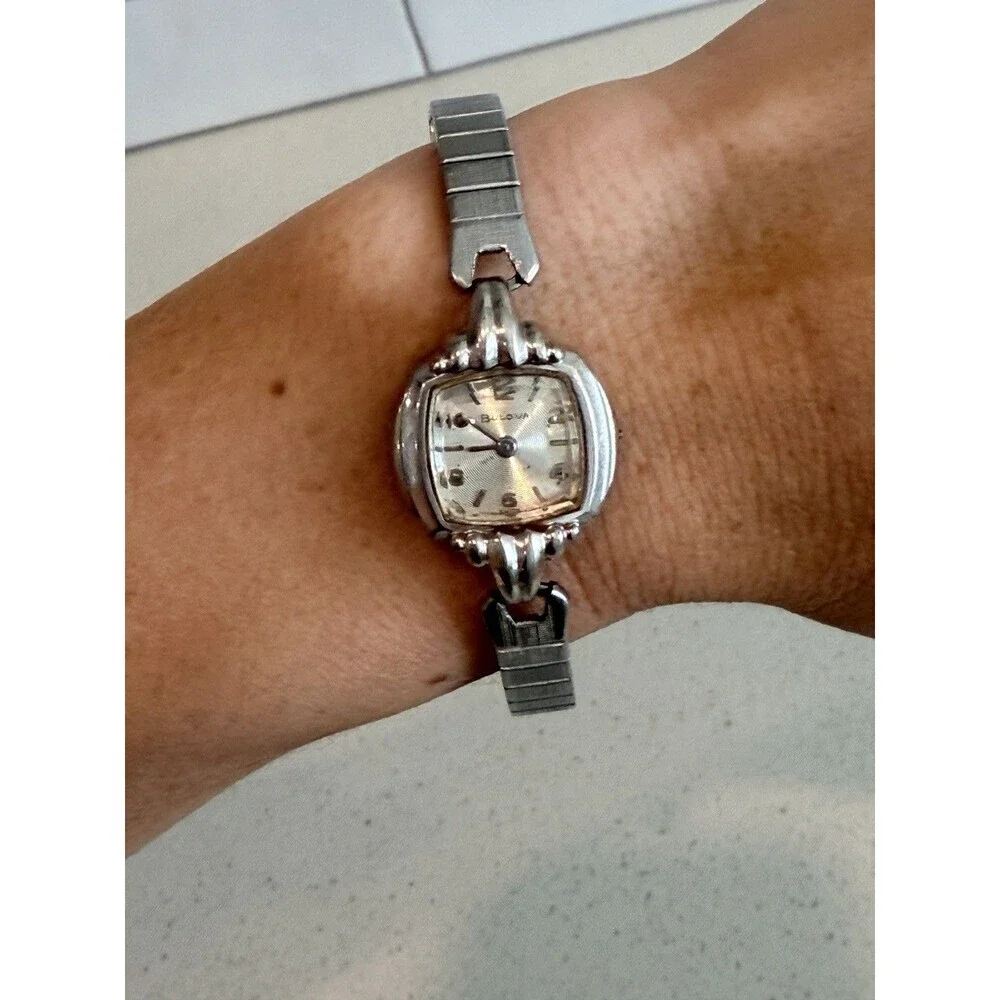 Bulova Analog Manual Women Rare 10k Gold Filled Hand-Wrapped Cocktail